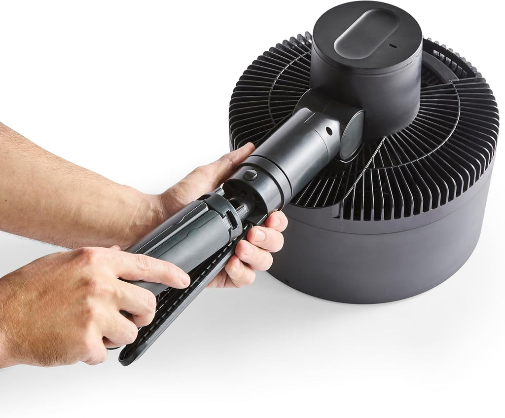 Dimplex DuoCool Cordless Floor & Desk Fan - WiFi Smart App Control, 45H Battery, Quiet 36dB, Graphite